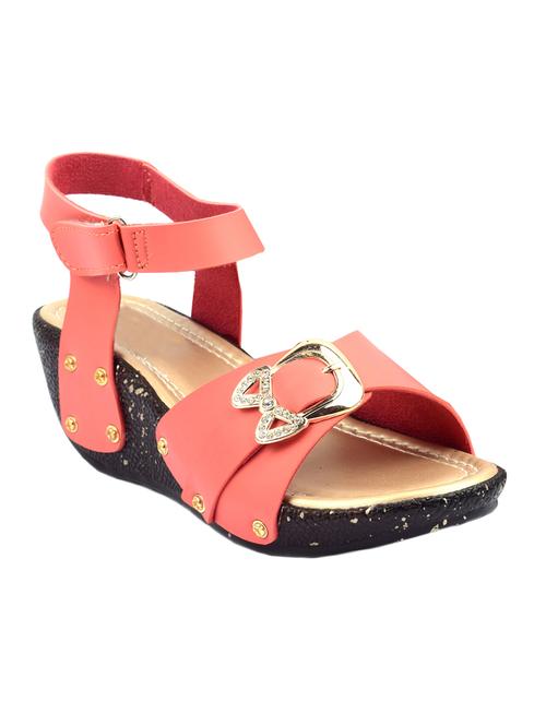 pink ankle strap wedges - 15520305 - Very Small Image - 1