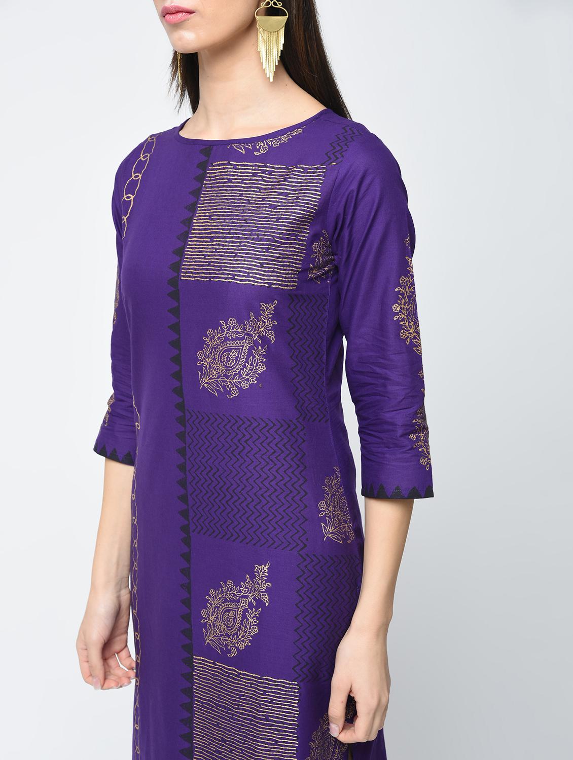 women's straight kurta - 15654164 - Standard Image - 3