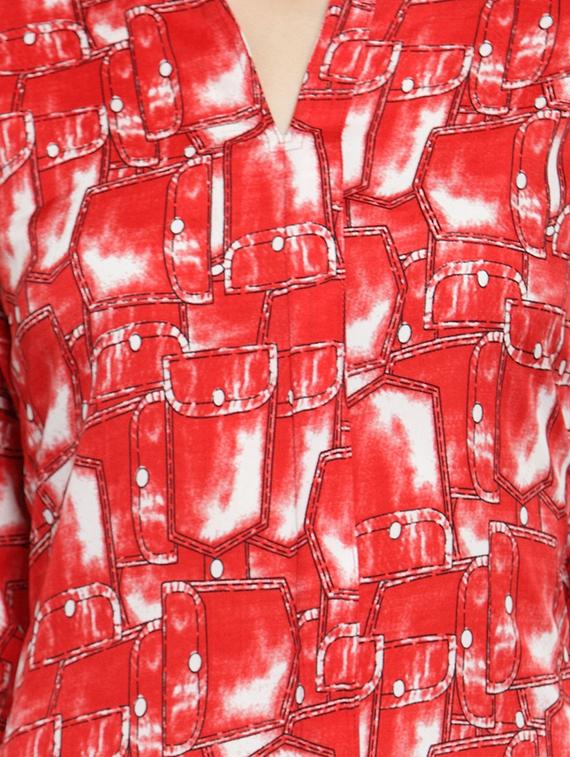 women's straight kurta - 15675738 - Standard Image - 4