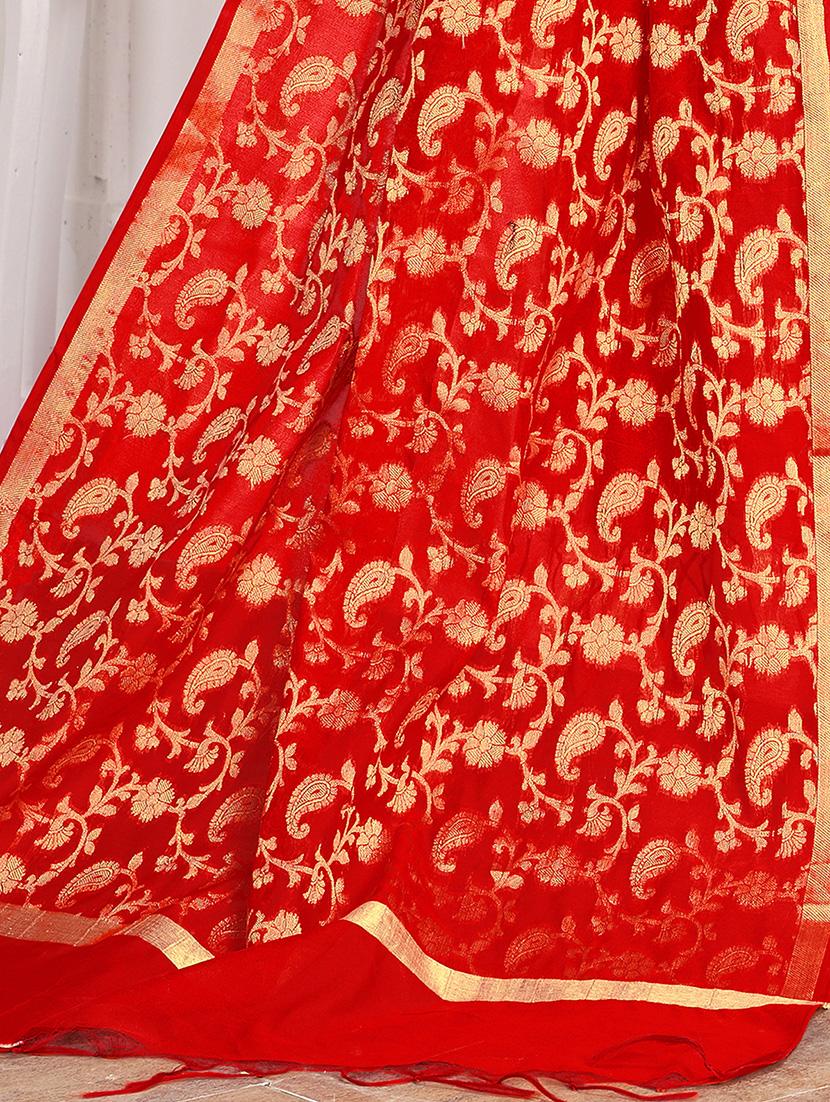 embroidered unstitched churidaar suit - 15694346 - Standard Image - 2