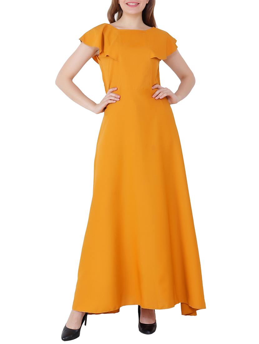 women's fit & flare solid dress - 15705288 - Zoom Image - 0