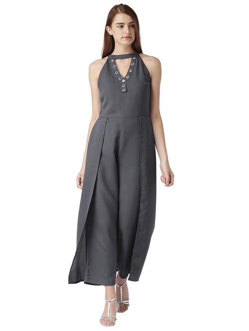eyelet detail layered jumpsuit - 15708113 - Very Small Image - 1