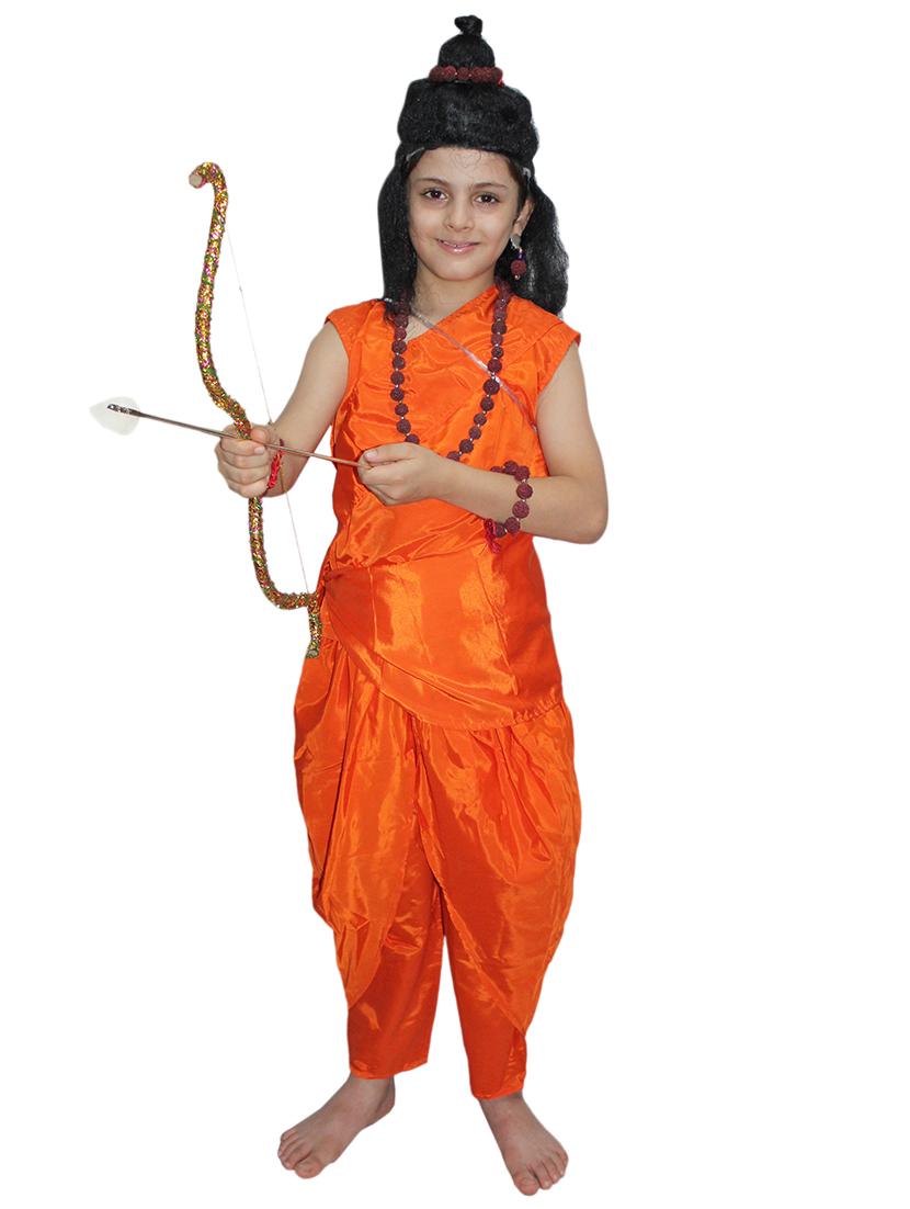 orange polyester costume