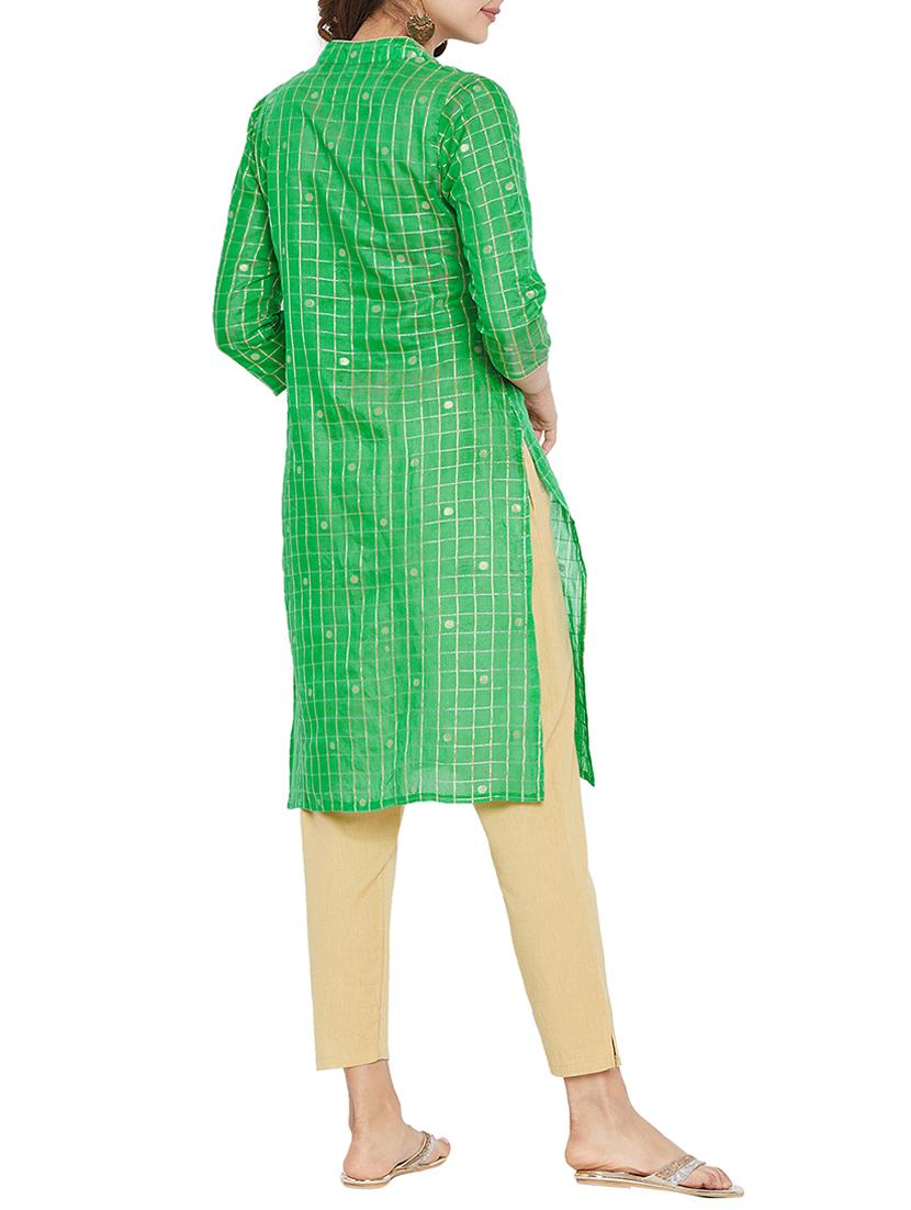 women's straight kurta - 15818220 - Standard Image - 2