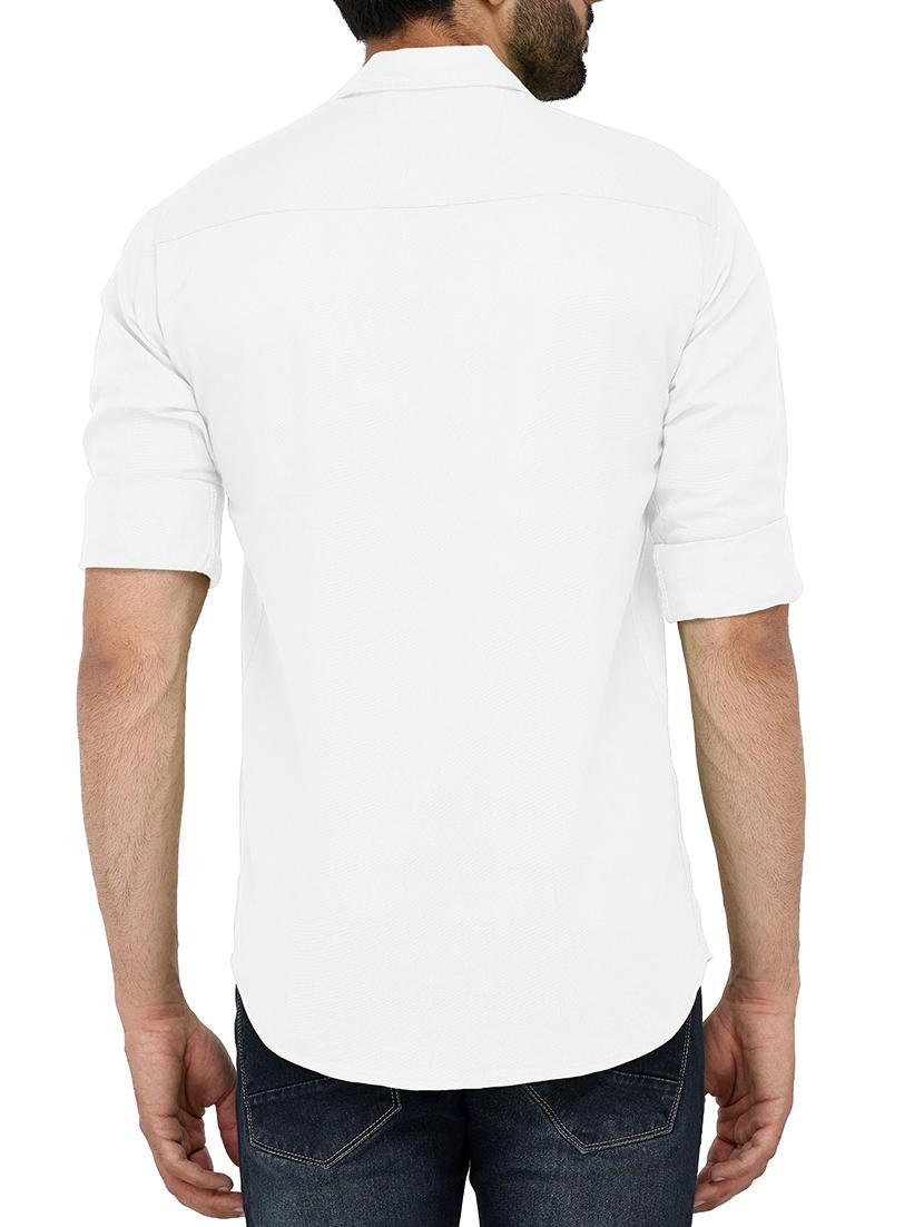 mens solid casual shirt - 15852292 - Standard Image - 2