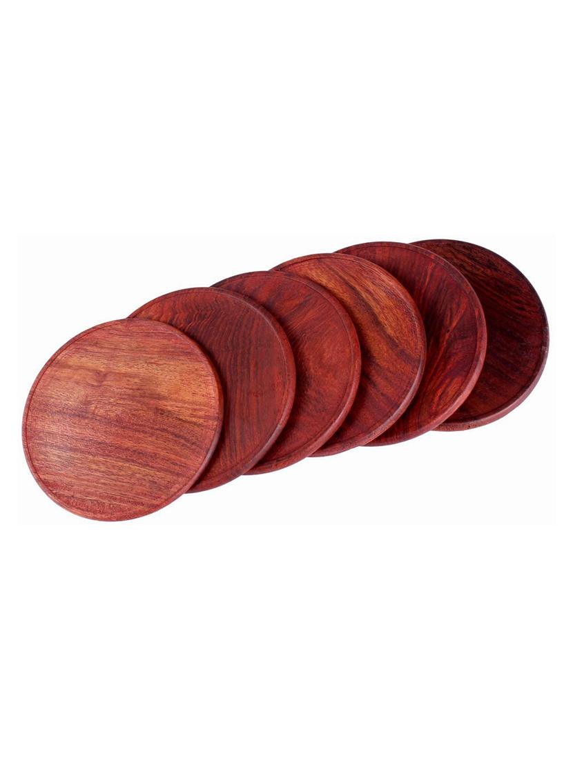 desi karigar wooden kitchen ware dry fruits tray & snacks with 3 spoon - 15855843 - Standard Image - 2