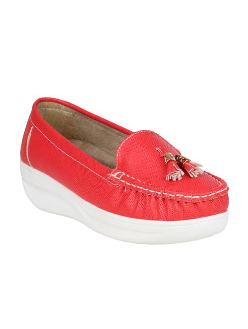 red slip on loafers - 15885542 - Very Small Image - 1