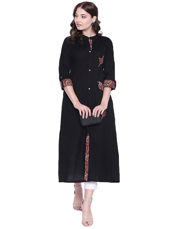 women's front slit kurta