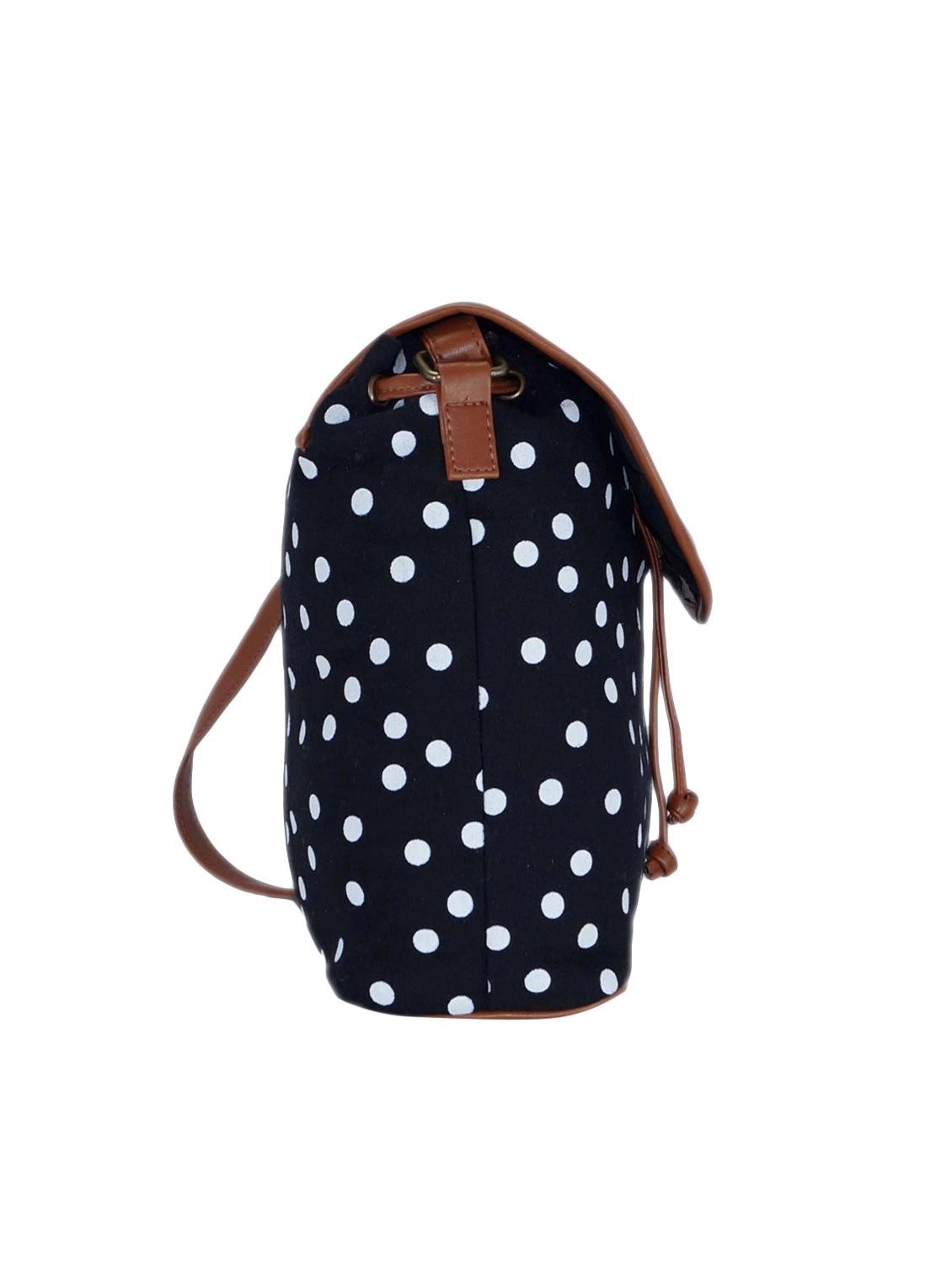 black polka dots sling bag - 15920774 - Standard Image - 3