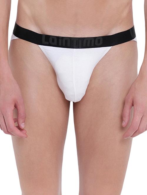 white cotton modal spandex hipster - 15921765 - Standard Image - 0