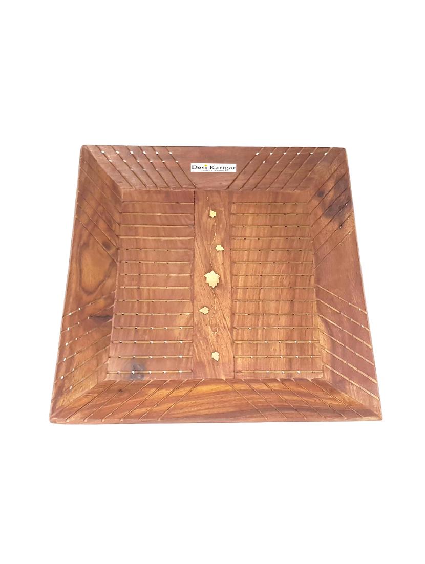 square wood tray - 15927332 - Zoom Image - 0