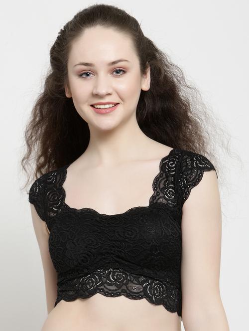 floral laced bralette - 15948729 - Very Small Image - 1