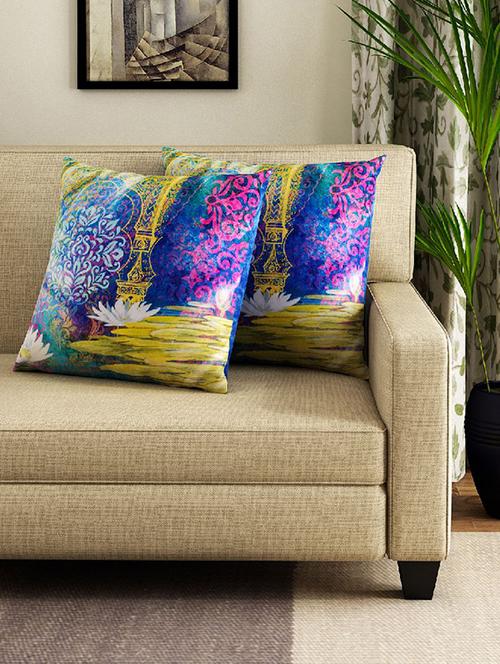 set of 2 16" x 16" square cushion covers - 16010566 -  Standard Image - 0