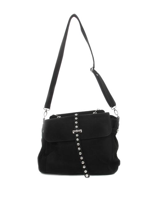 studded black oversized bag - 16071 - Very Small Image - 1