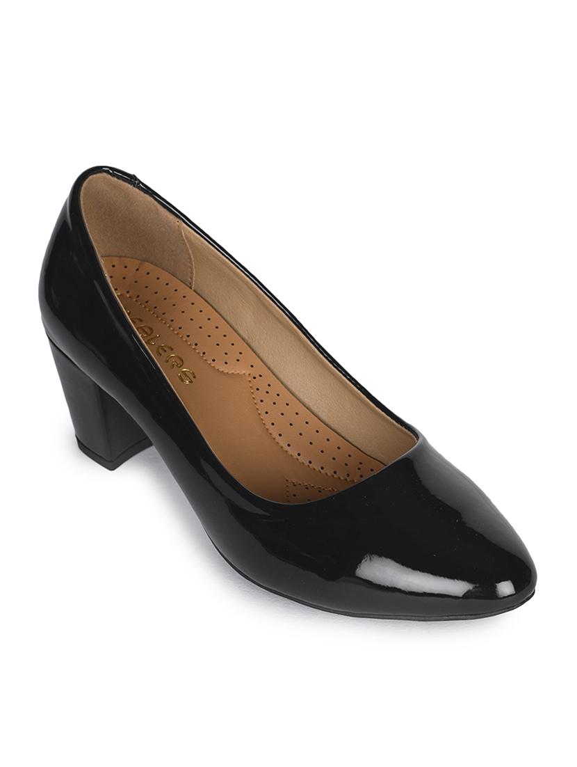 black slip on pumps - 16096343 -  Zoom Image - 0