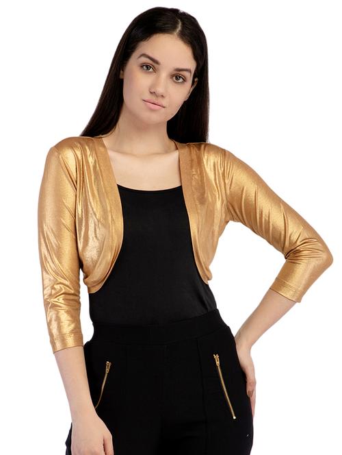 metallic solid shrug - 16129604 -  Standard Image - 0