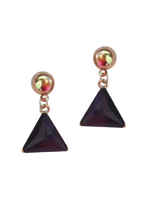 black metal studs earring - 16134570 - Very Small Image - 1