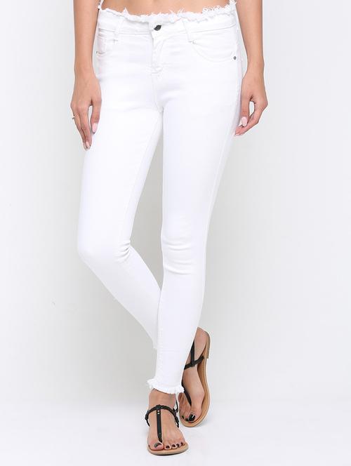 women's plain slim fit jeans - 16233288 - Standard Image - 0
