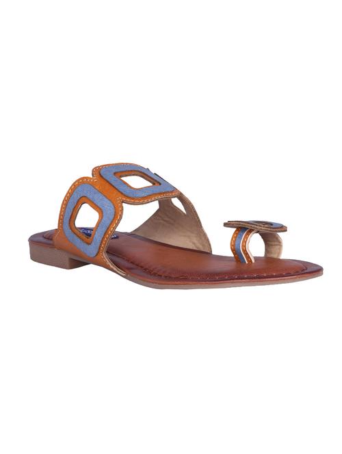 tan one toe sandals - 16258994 - Very Small Image - 1