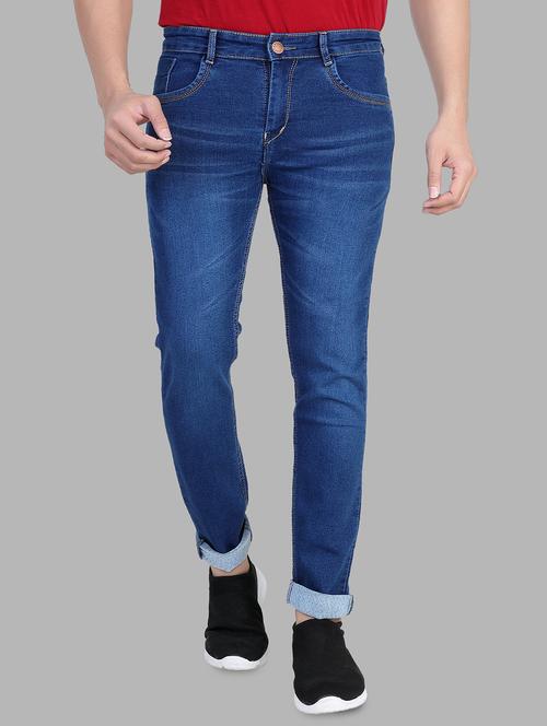 mens slim fit plain jeans - 16293145 - Standard Image - 0