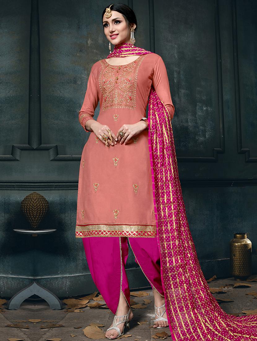 embroidered unstitched suit - 16321501 - Zoom Image - 0