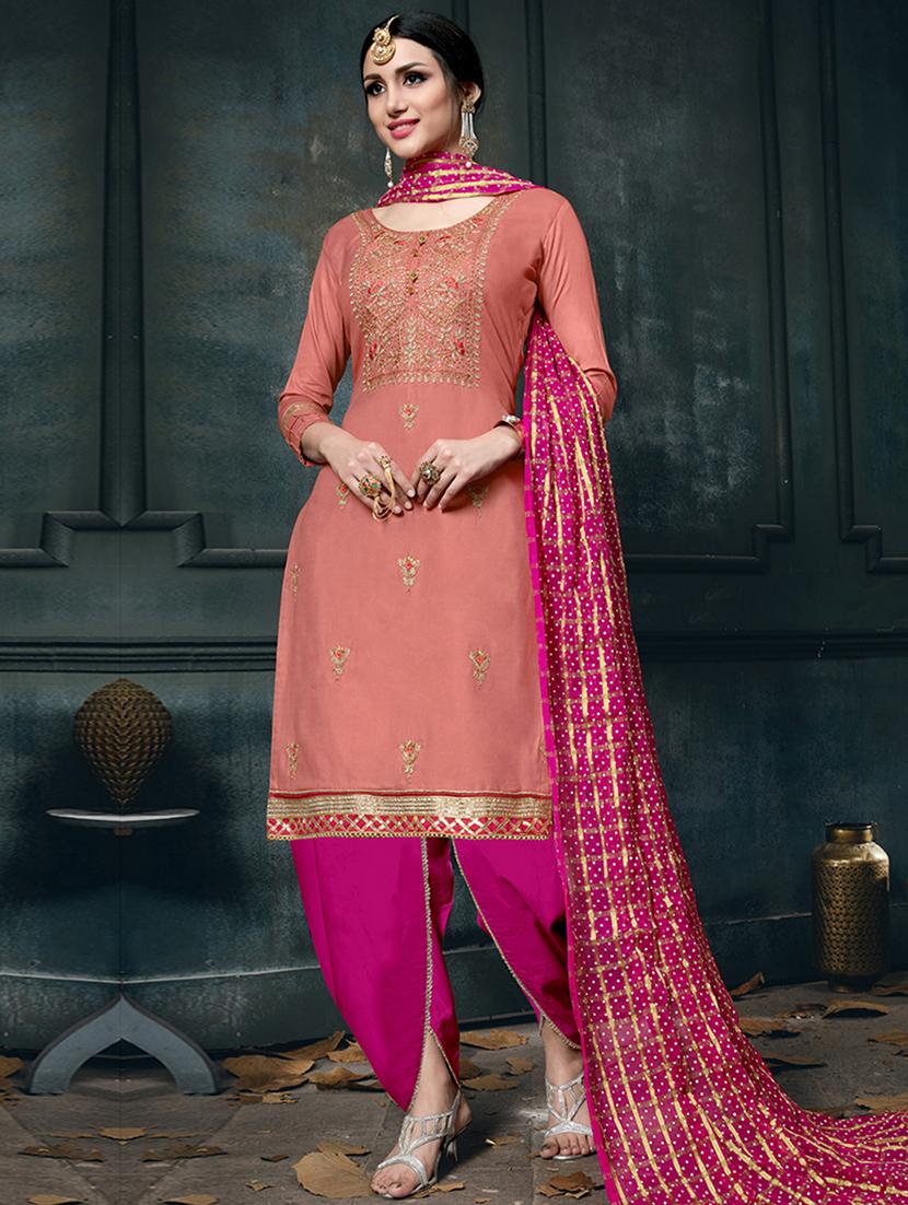 embroidered unstitched suit