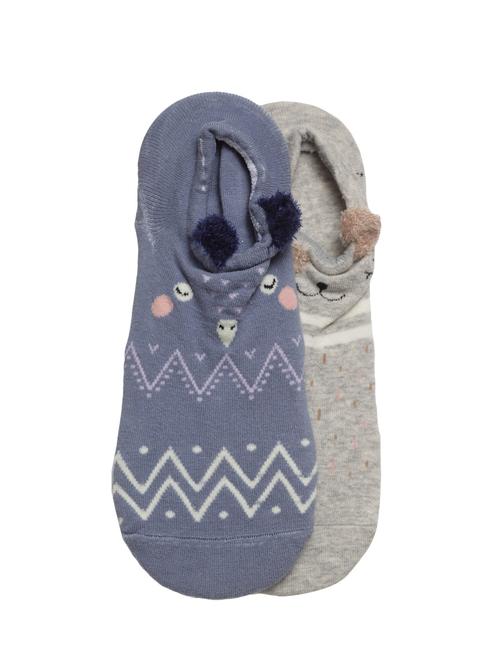 j style unisex cotton low cut socks set of 2 - 16356917 - Very Small Image - 1