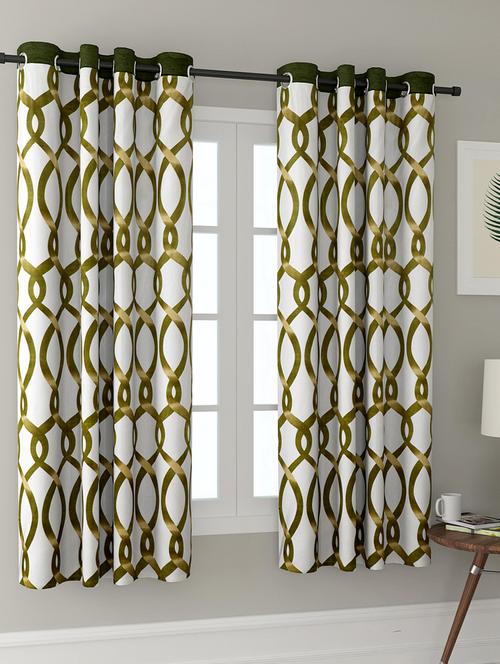 polyester printed window curtains - 16363864 - Very Small Image - 1
