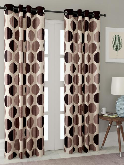 polyester printed door curtains - 16363877 - Very Small Image - 1