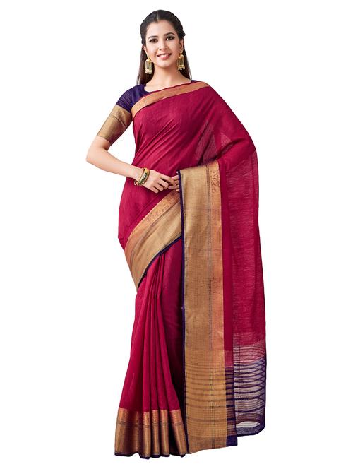 bordered kanjivaram saree - 16406366 - Very Small Image - 1