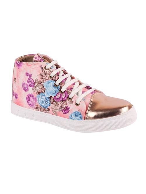 pink lace-up sneakers - 16468039 - Very Small Image - 1