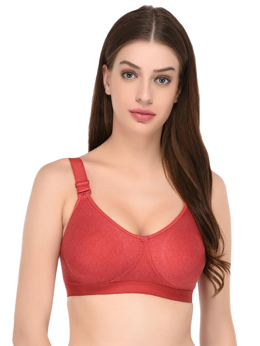 floral patch solid bra - 16482297 - Zoom Image - 0