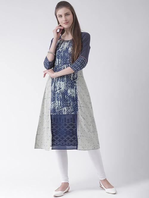 printed a-line kurta - 16511399 - Very Small Image - 1