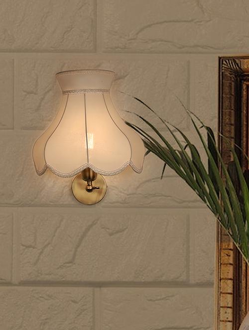 half shade wall sconce with antique brass finish - 16562604 - Very Small Image - 1