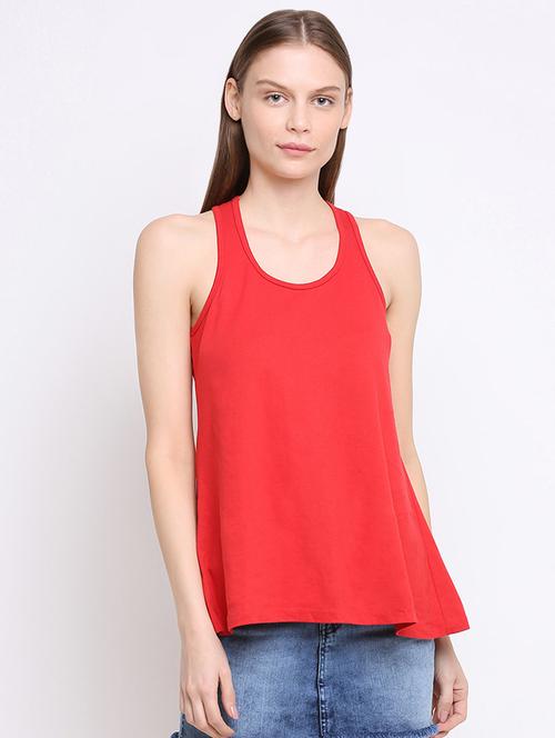 racer back solid top - 16584960 - Very Small Image - 1