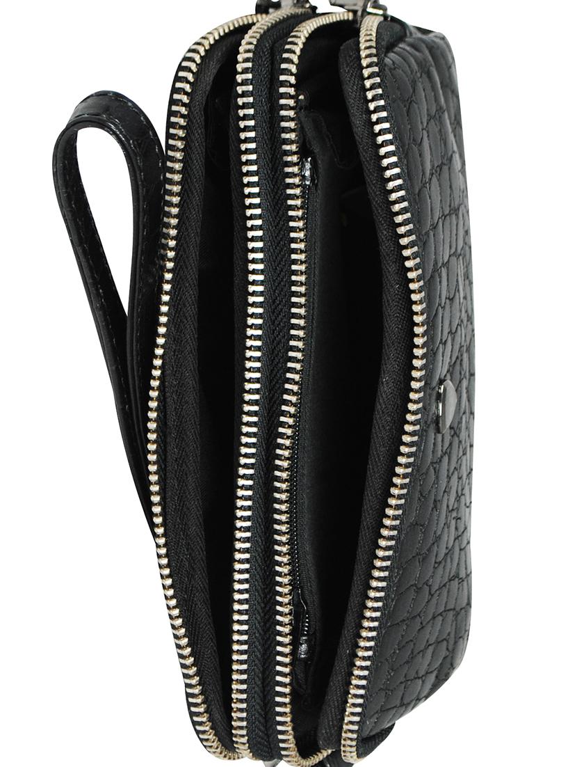 black leather regular pouch - 16585233 - Zoom Image - 2