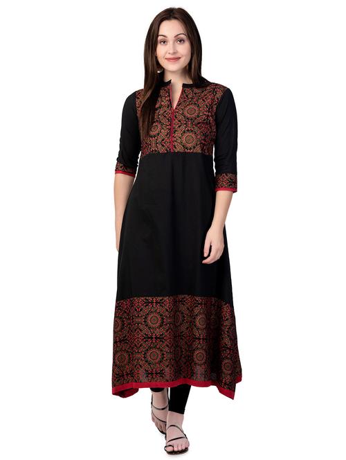 women's a-line kurta - 16595177 - Very Small Image - 1