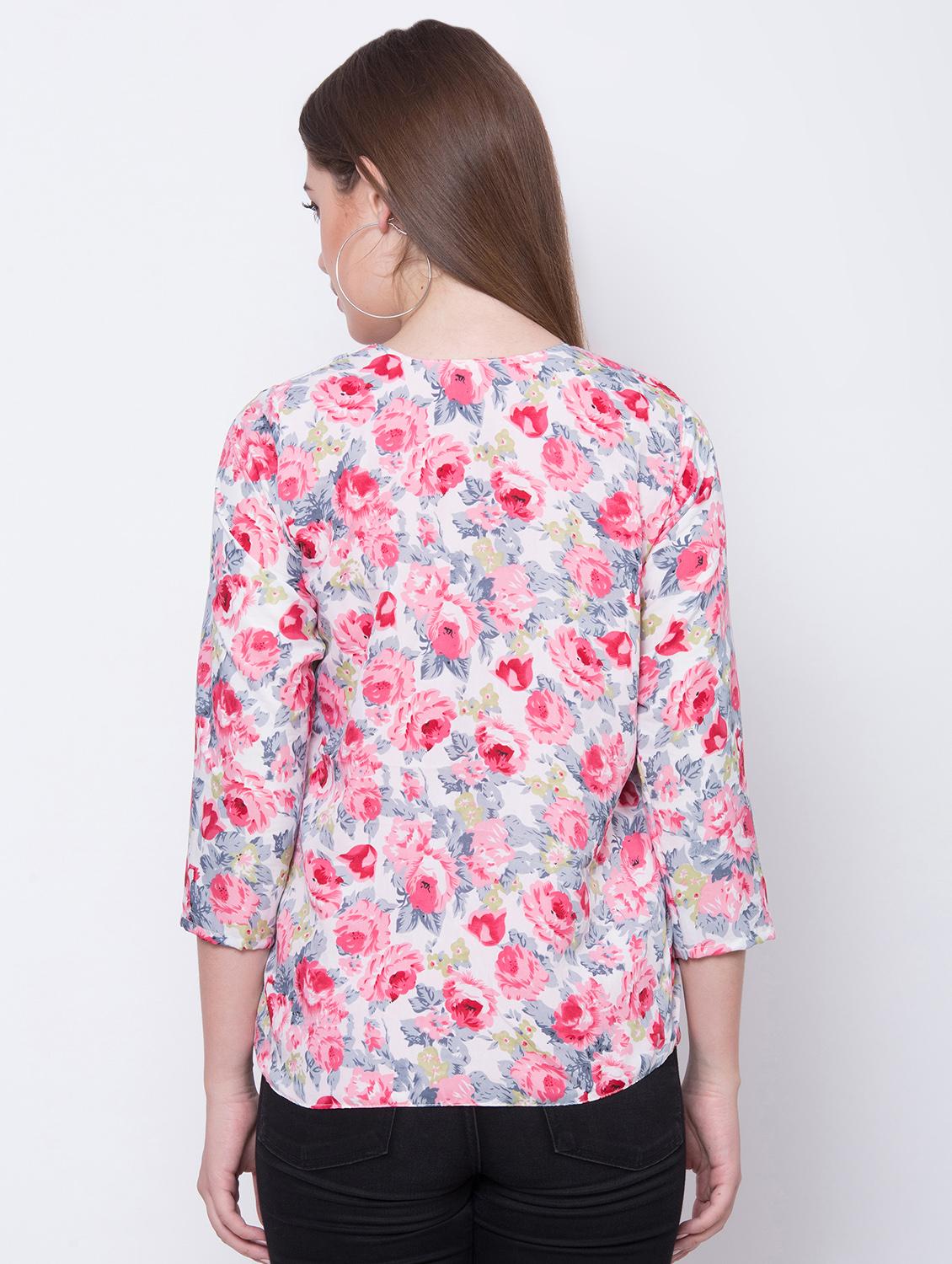 long sleeved floral summer jacket - 16649550 - Standard Image - 3