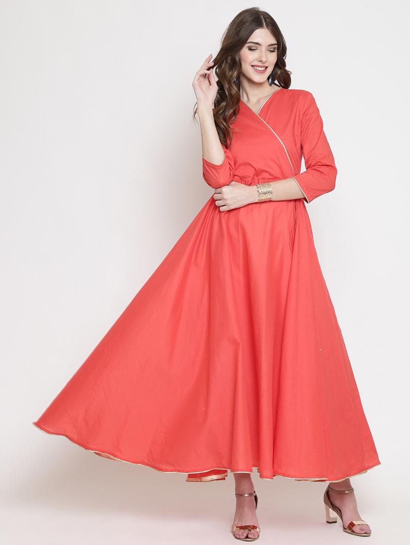 women's angrakha kurta - 16659217 - Zoom Image - 0