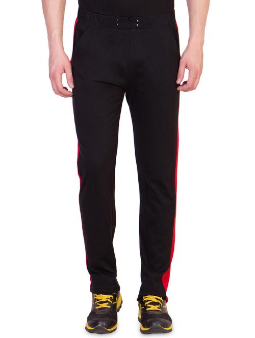 black color block track pant - 16679377 - Very Small Image - 1