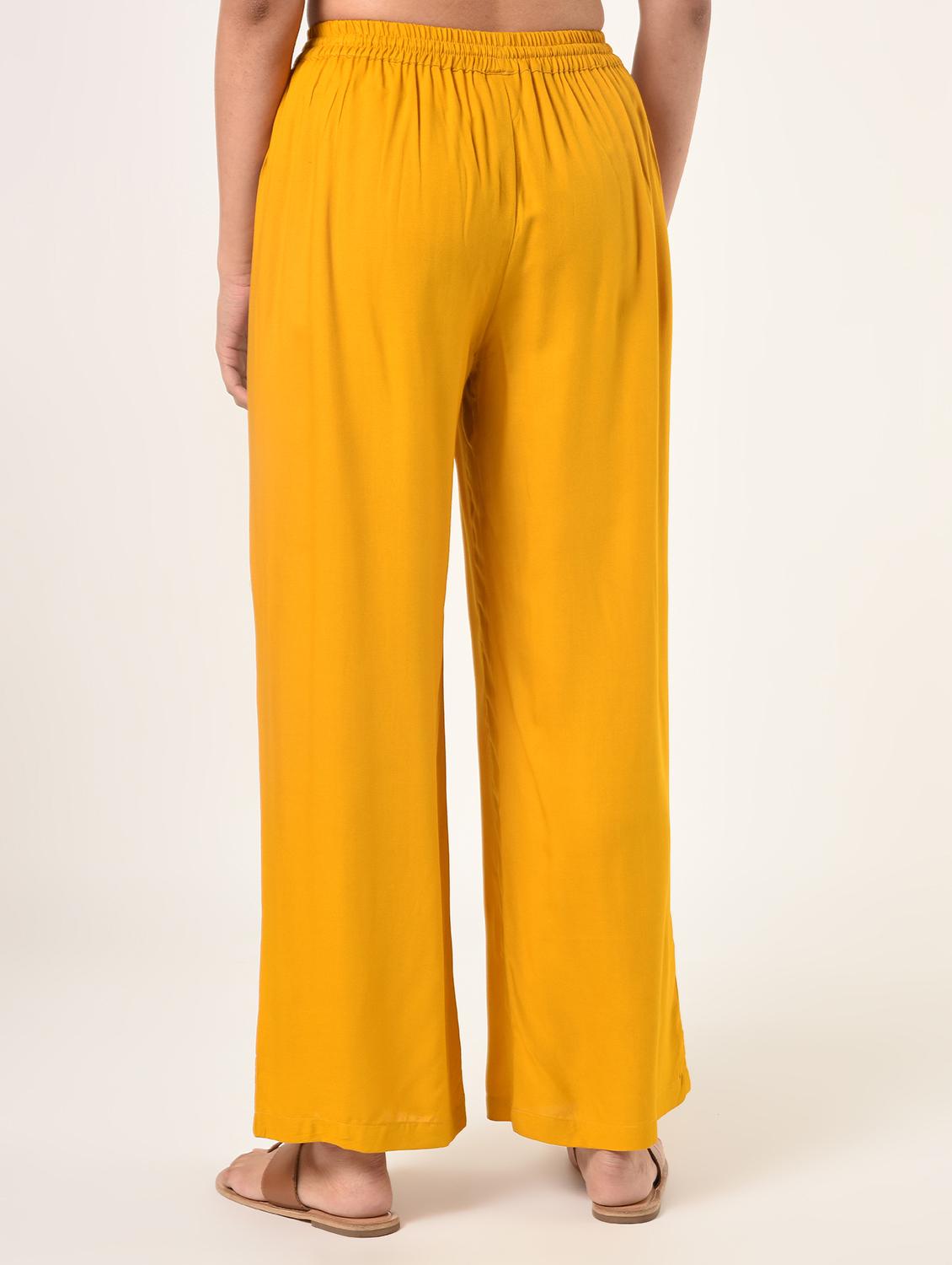 solid straight palazzo - 16738589 - Standard Image - 3