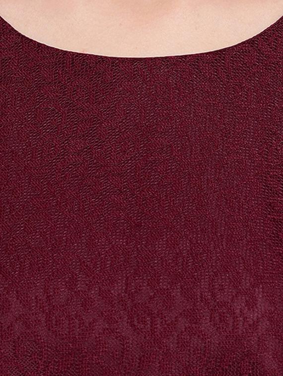 women's straight boat neck top - 16741942 - Standard Image - 4