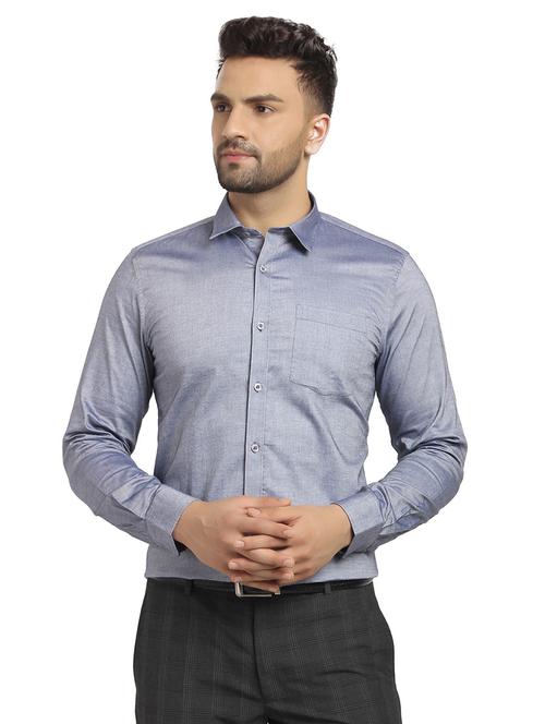 mens solids formal shirt - 16753470 -  Standard Image - 0