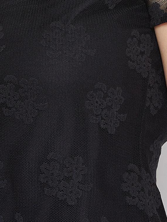 women's straight round neck top - 16764214 - Zoom Image - 4