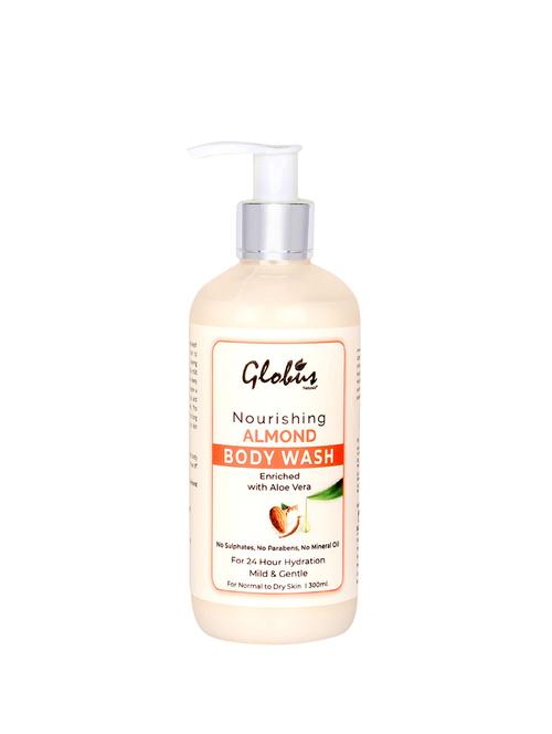 globus naturals nourishing almond milk body wash 300 ml - 16783393 - Standard Image - 0