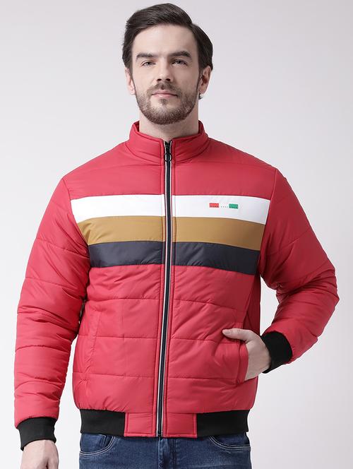 red striped quilted jacket - 16790060 - Very Small Image - 1