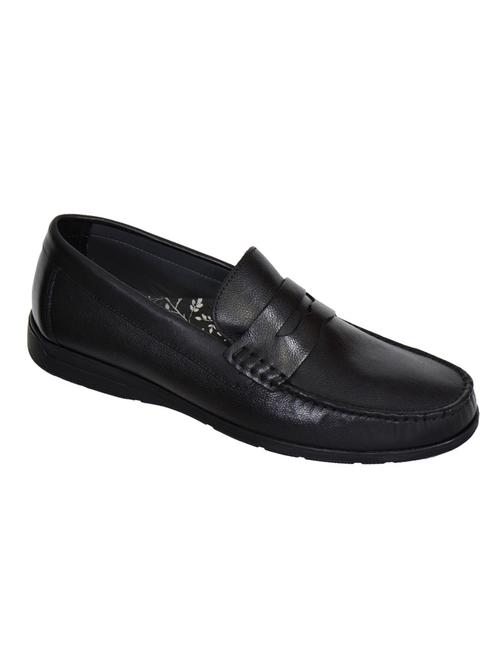 black leather slip on loafers - 16803658 - Very Small Image - 1
