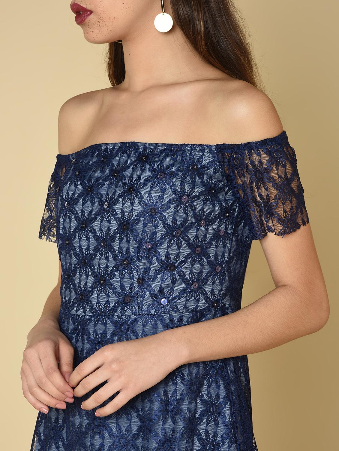 women's sheath self design dress - 16810936 - Standard Image - 4