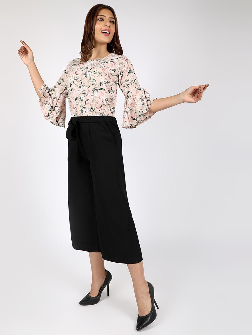 women's straight round neck top - 16812703 - Standard Image - 3