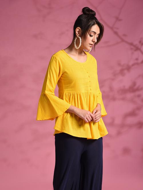bell sleeves a-line top  - 16813728 - Very Small Image - 1